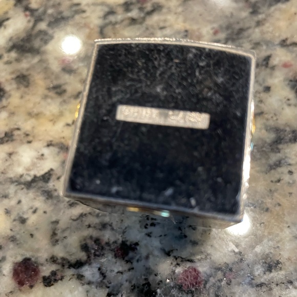 Timex Silver and Gold Desk Clock - Picture 2 of 3